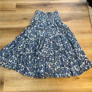 Floral Blue philosophy Skirt